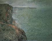 The Sea Seen from the Cliffs Claude Monet